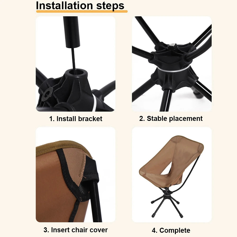 Rotatable Outdoor Camping Chair