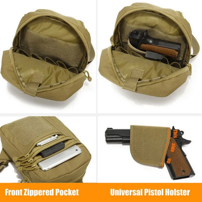 Carry On Tactical Pistol Holster Chest Bag