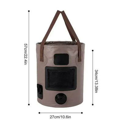 Waterproof Collapsible Camping Bucket 25L