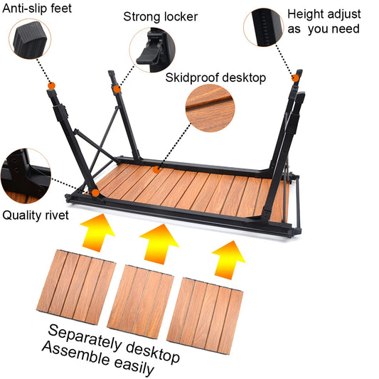 Camping Folding Grill Table