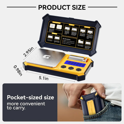 Digital Pocket Scale with High Precision 300g Portable
