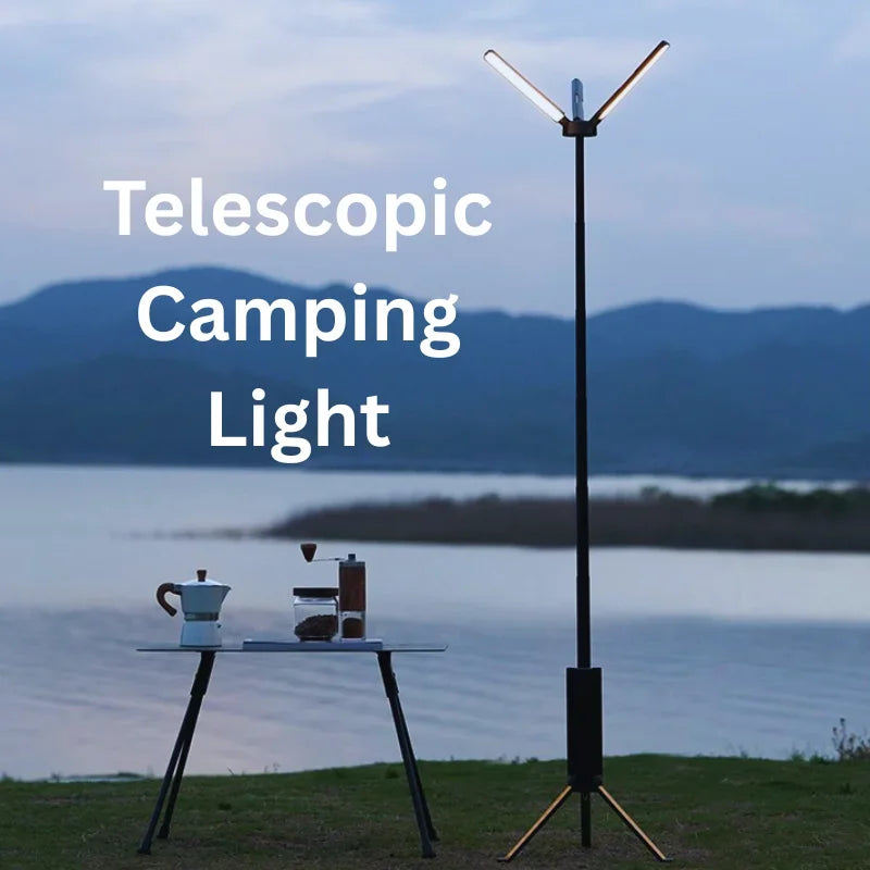 Telescopic Rechargeable Camping LED Light