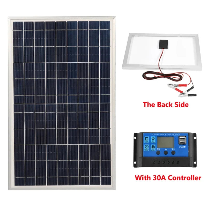 Solar Panel Kit Portable 300W 12V