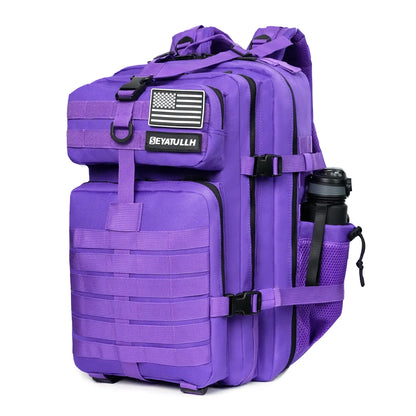 Tactical Backpack with 45L Waterproof Nylon