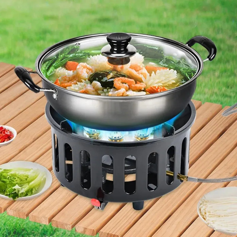 Camping Stove 9-Core High-Power Gas Burner
