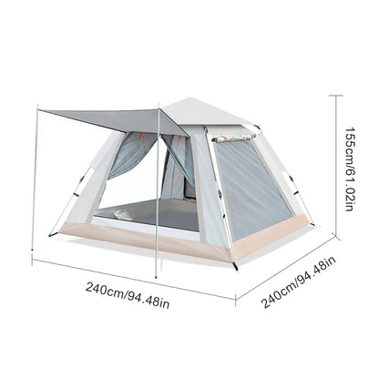 Automatic Tent Quick Open with Canopy 4–6 Person