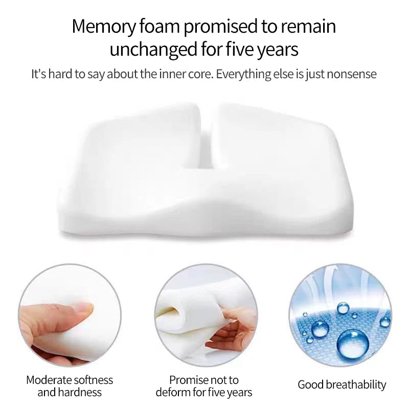 Coccyx Cushion Memory Foam Tailbone Pain Relief