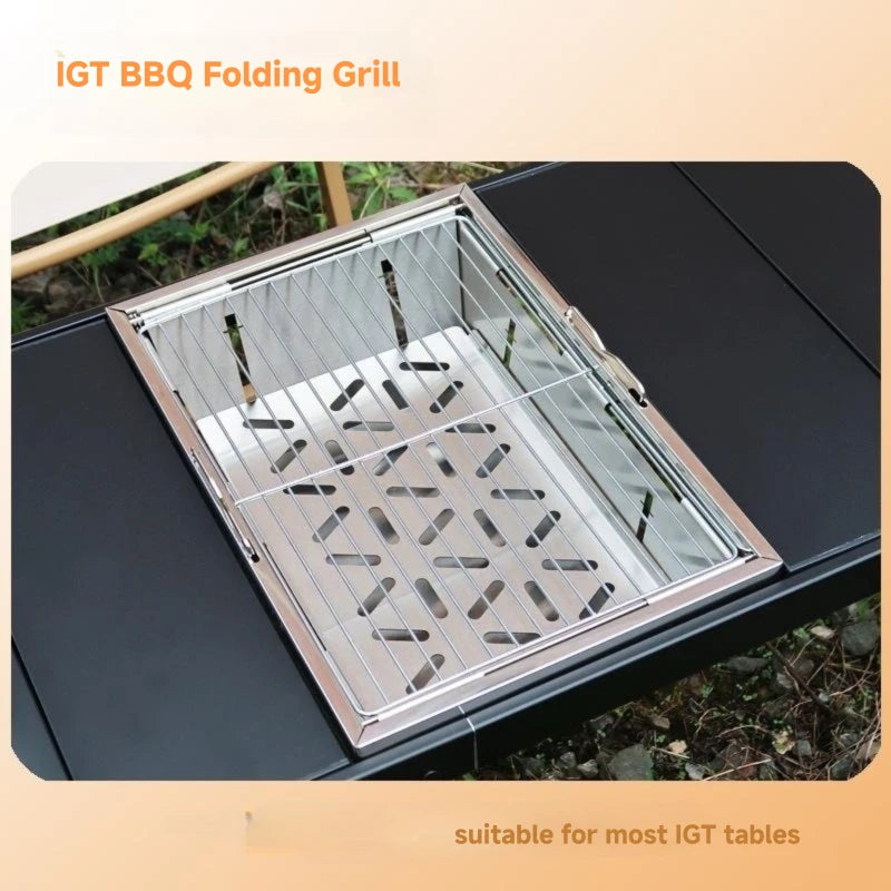 Portable Folding Charcoal Grill