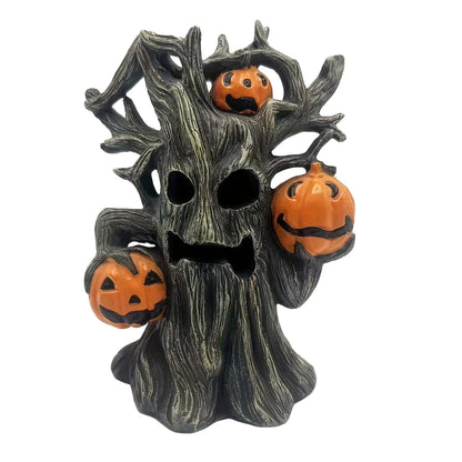 Best Halloween Pumpkin Tree Monster Statue Resin Ornament | Buy Online at Furniture Things Australia