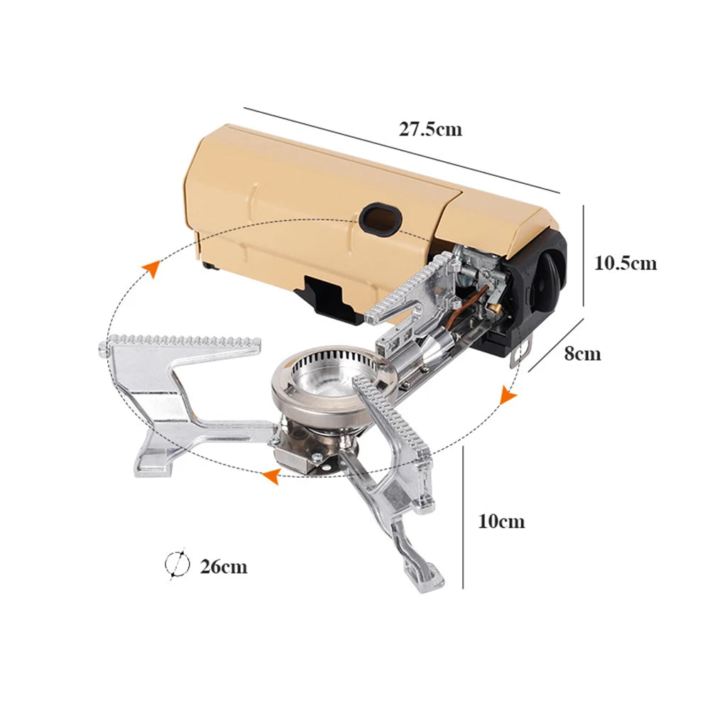 Camping Gas Stove with Portable Folding 2600W
