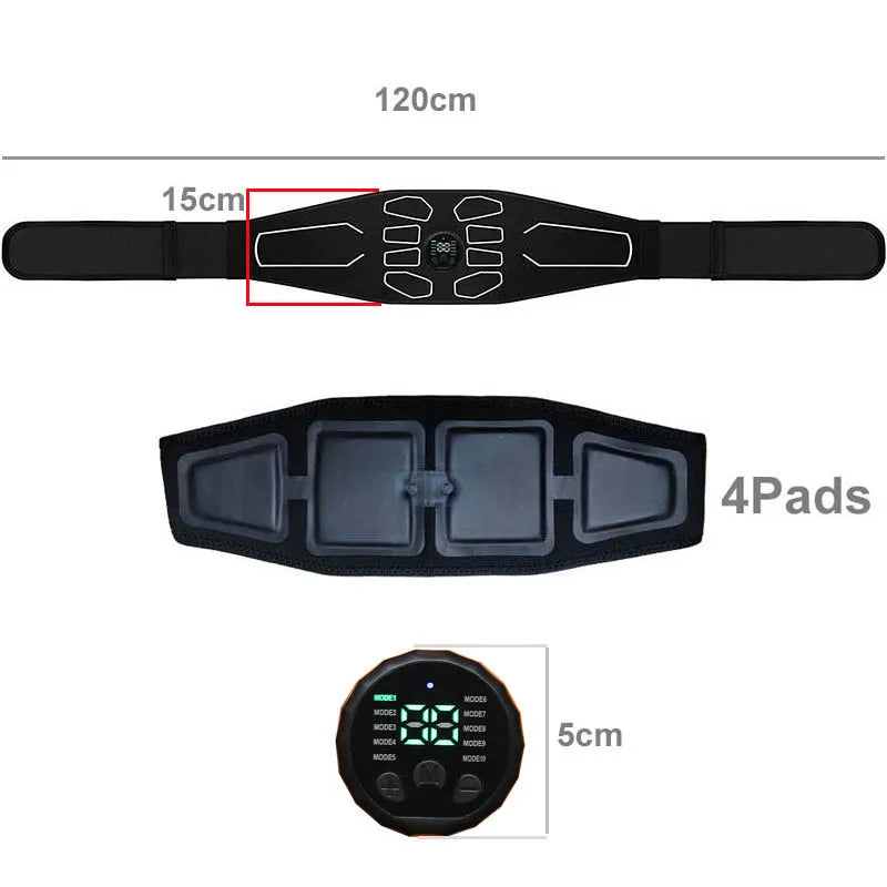 Abdominal Massager with Muscle Training Belt