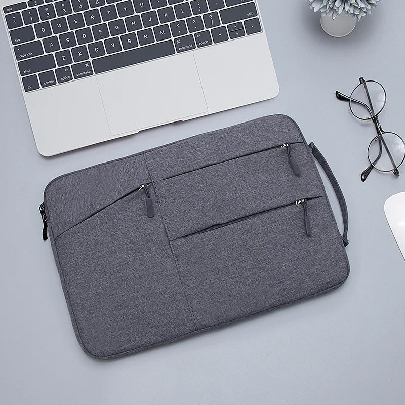 Laptop Bag Waterproof Portable 14-Inch Notebook Briefcase