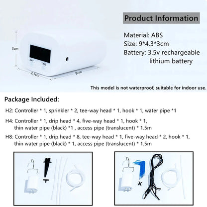 Automatic Drip Irrigation Watering Pump Timer