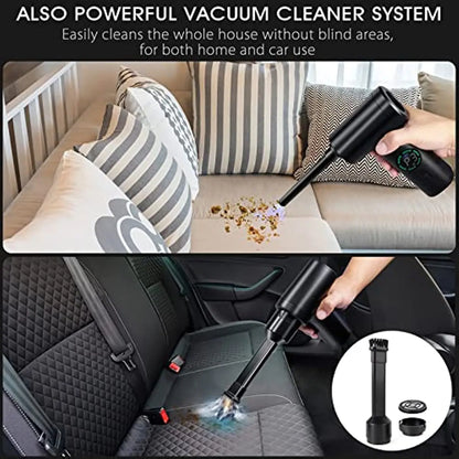 Air Duster Vacuum Cleaner 7500mAh Portable Cordless Blower