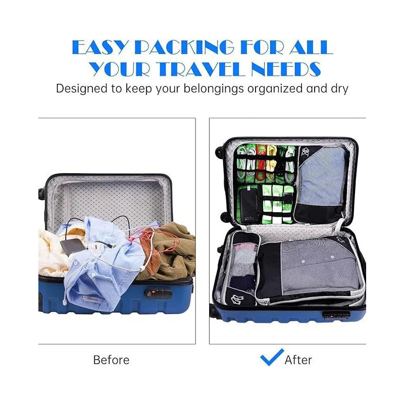 Packing Cubes Compression Travel Organizer 5-Piece Set