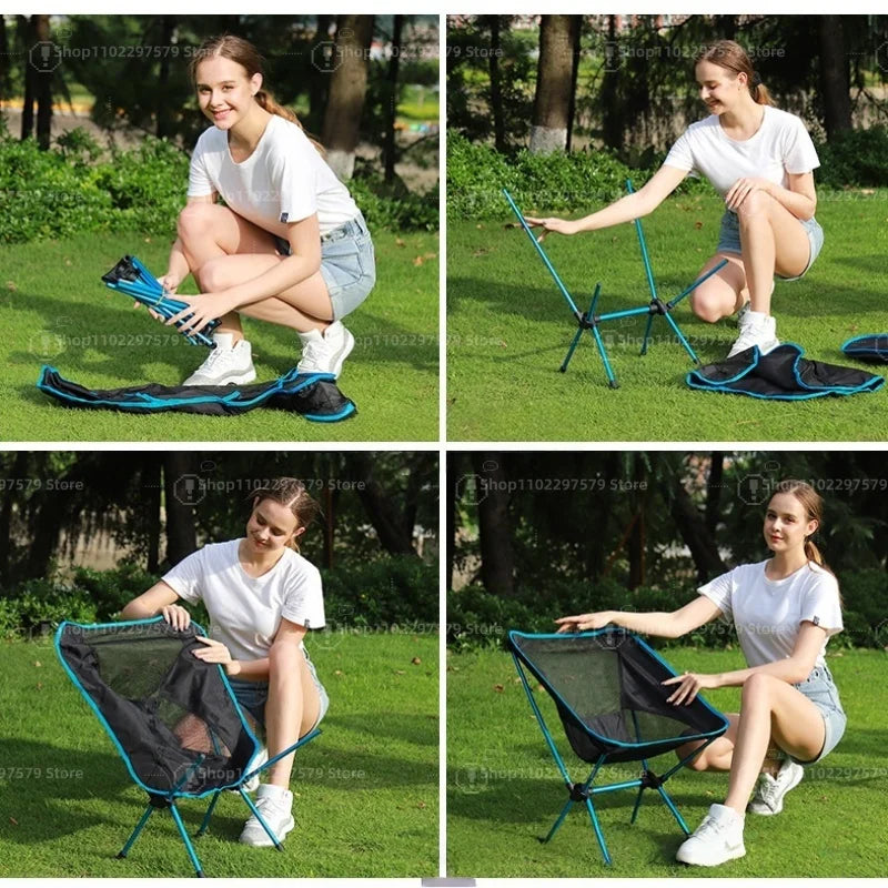 Moon Chair Portable Aluminum Folding