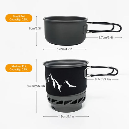Camping Cooking Set Stove System