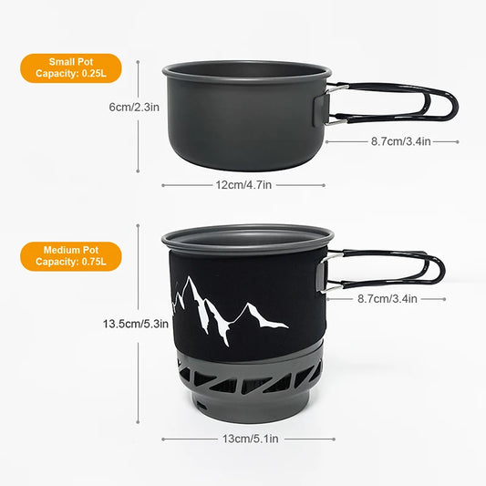 Camping Cooking Set Stove System