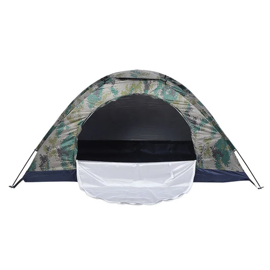 Single Person Trekking Tent Camouflage with Double-Layer