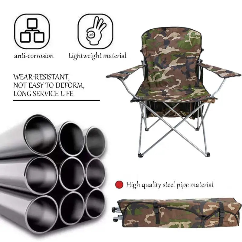 Portable Camping Folding Chair with Sunshade