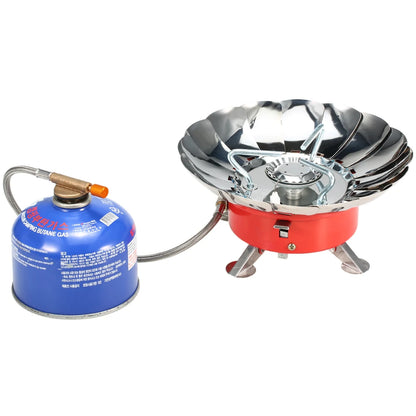 Windproof Piezo Ignition Camping Gas Stove