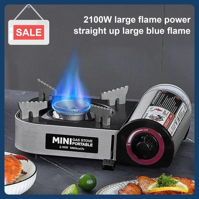 Portable Gas Stove Mini with Dual Purpose