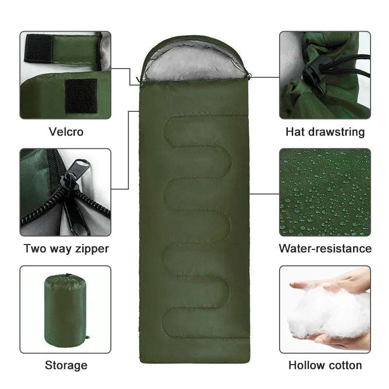 Sleeping Bag Ultralight Waterproof Warm 4 Season Camping