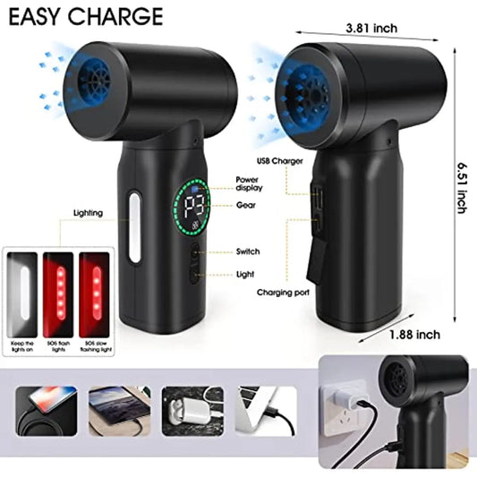 Air Duster Vacuum Cleaner 7500mAh Portable Cordless Blower