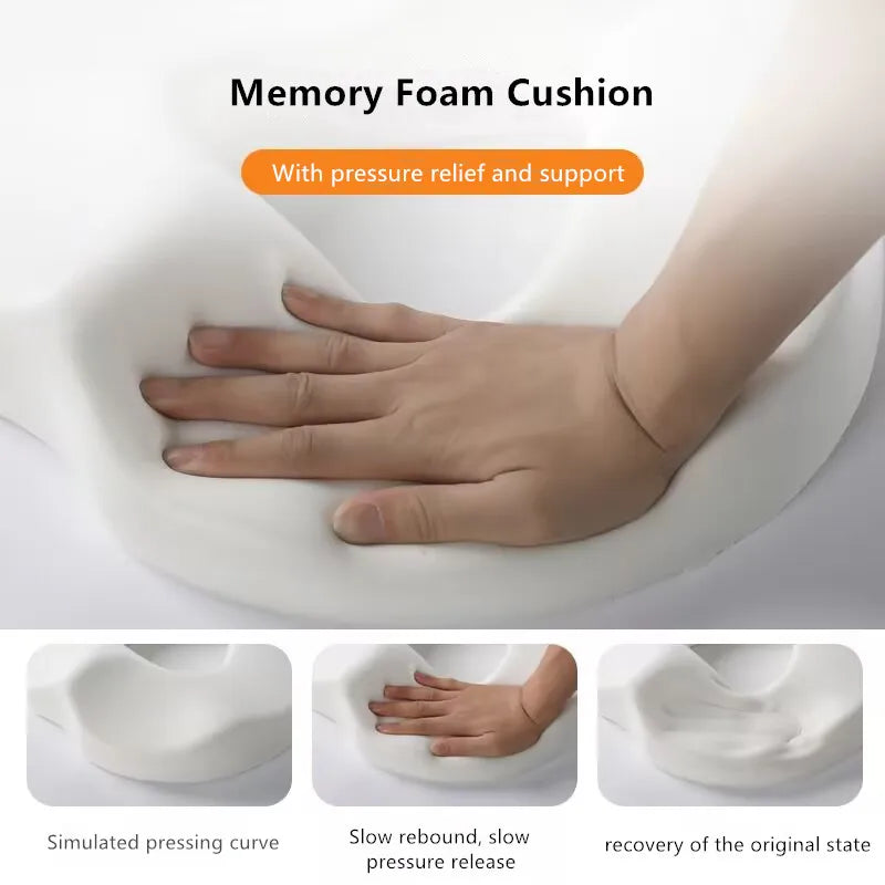 Seat Cushion Memory Foam Donut Orthopedic Comfort