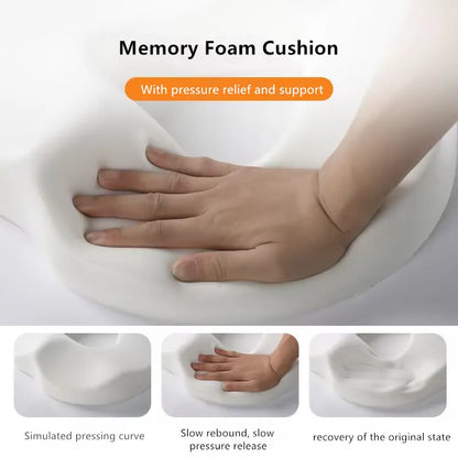 Seat Cushion Memory Foam Donut Orthopedic Comfort
