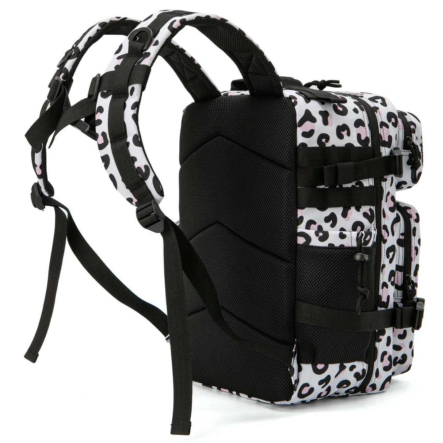 Tactical Backpack with 25L Polyester Leopard