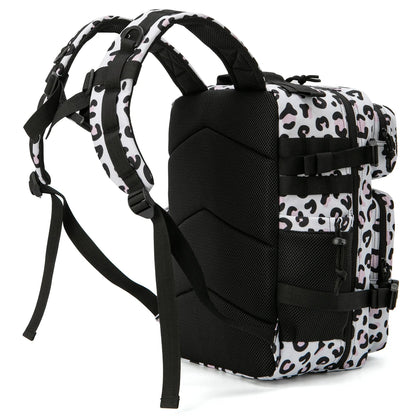 Tactical Backpack with 25L Polyester Leopard
