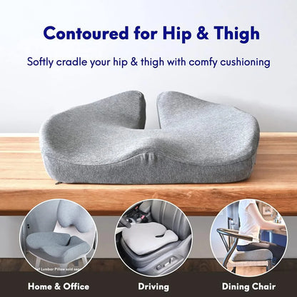 Coccyx Cushion Memory Foam Tailbone Pain Relief