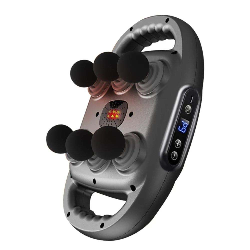 Massage Gun with Professional Six-Head Deep Muscle Device