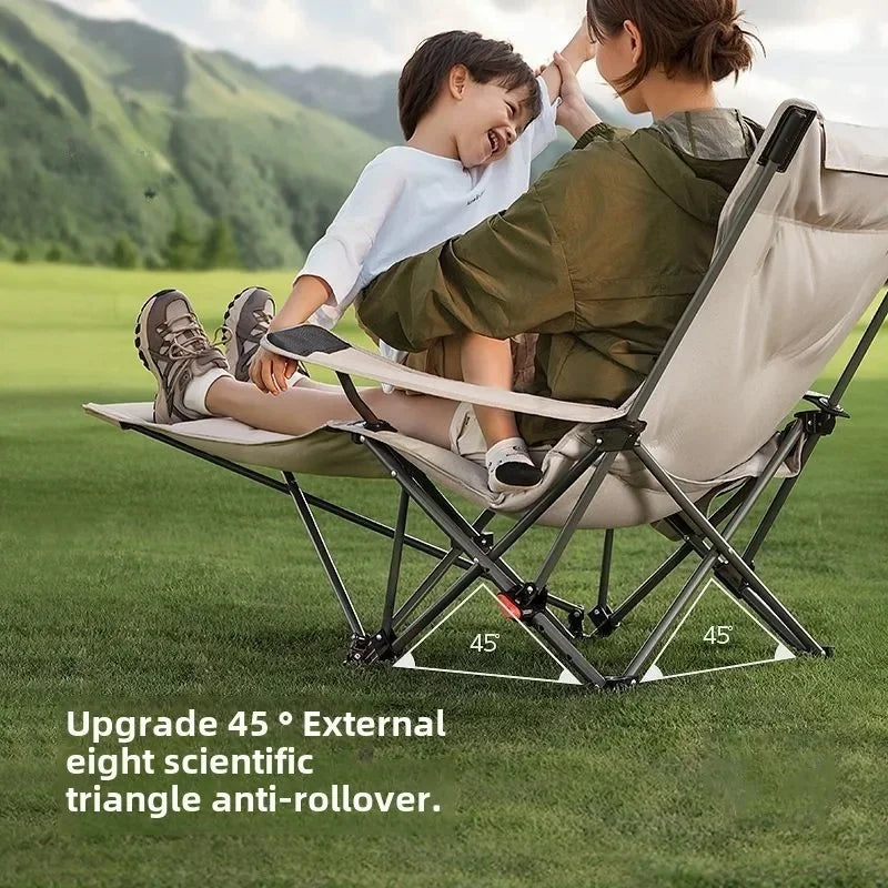 Adjustable Recliner Camping Folding Chair