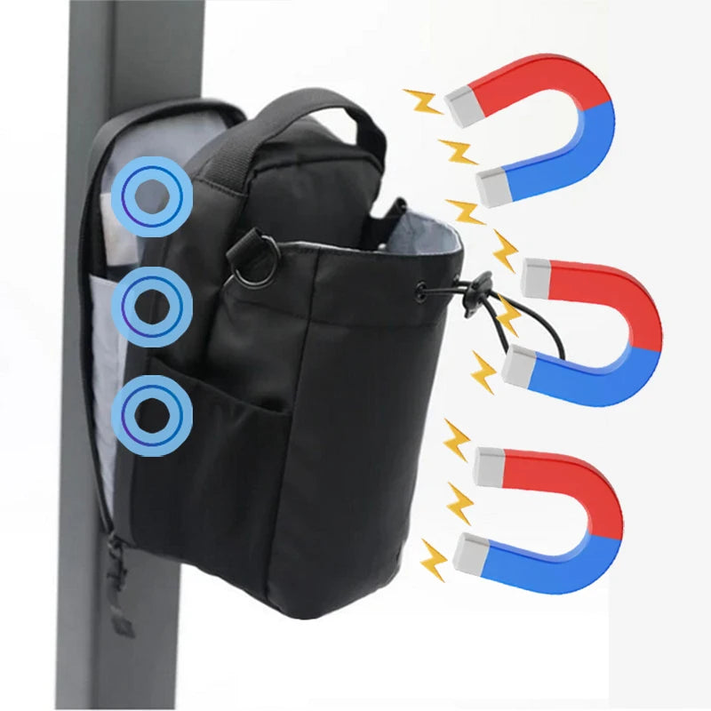 Magnetic Gym Bag with Organizer Pocket