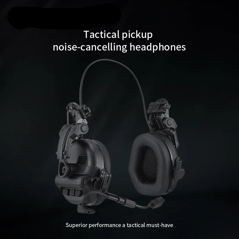 Tactical Earmuffs with Active Noise Cancelling
