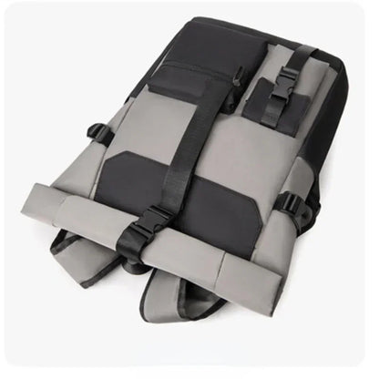 Backpack with Waterproof Nylon Roll on Top