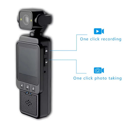 4K Handheld Pocket Camera Rotatable