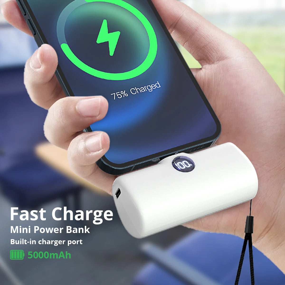 Power Bank Portable Fast Charging 5000mAh