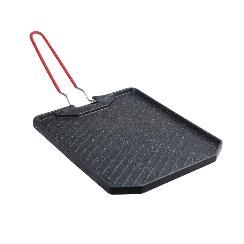 Portable Non-Stick Camping Barbecue Pan