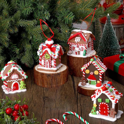 Best Christmas Ornaments Gingerbread House Hanging Set | Buy Online at Furniture Things Australia