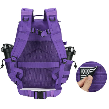 Tactical Backpack with 45L Waterproof Nylon