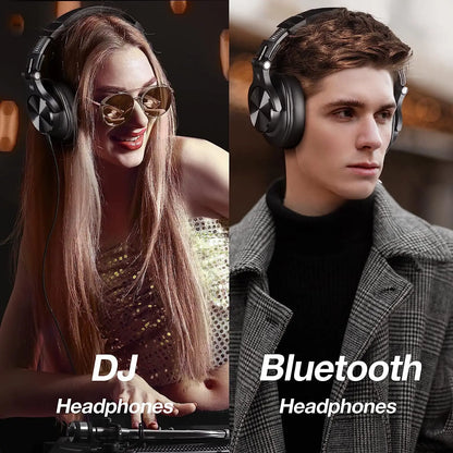 Bluetooth Headphones with Over Ear Wireless Studio Monitor