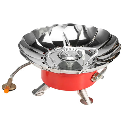 Windproof Piezo Ignition Camping Gas Stove