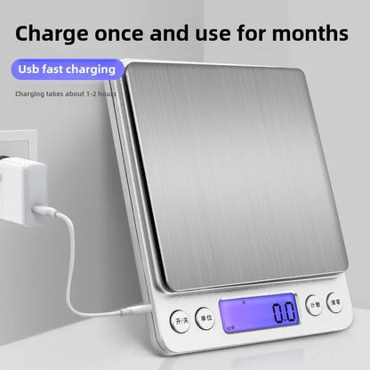 Coffee Digital Scale with Precision USB Rechargeable