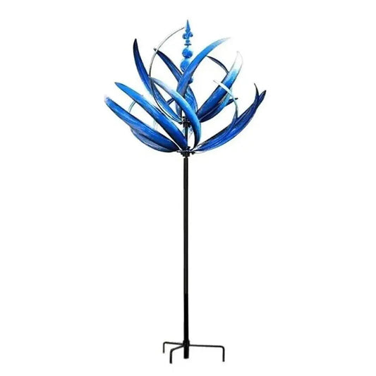 Wind Spinner Metal Retro Garden Windmill Decoration