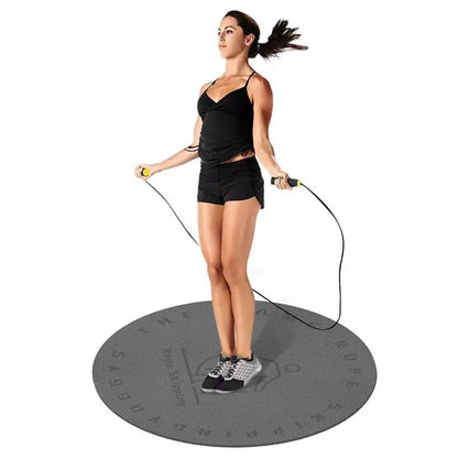 Jump Rope Mat Shock-Absorbing Round TPE