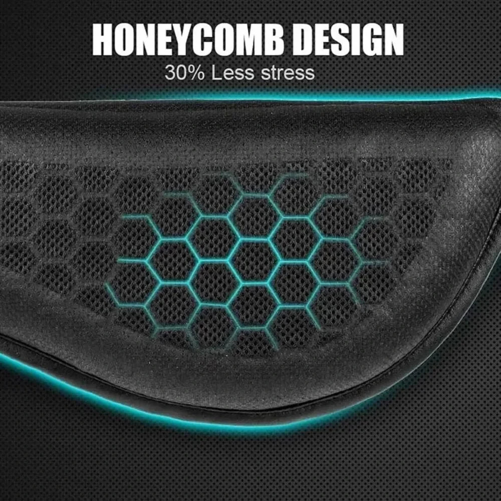 Motorcycle Seat Cushion Honeycomb Gel Pressure Relief Pad