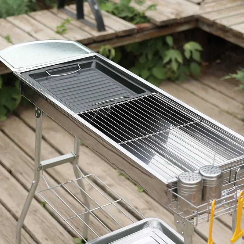 Portable Folding Charcoal Grill